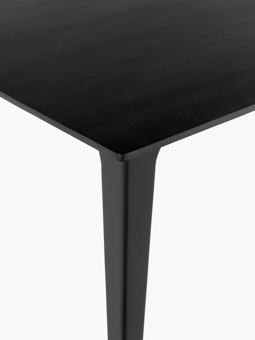 Riko Dikdörtgen Ahşap Yemek Masası Siyah