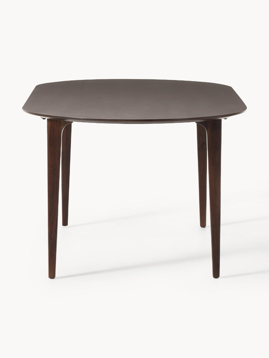 Riko Oval Ahşap Yemek Masası Ceviz