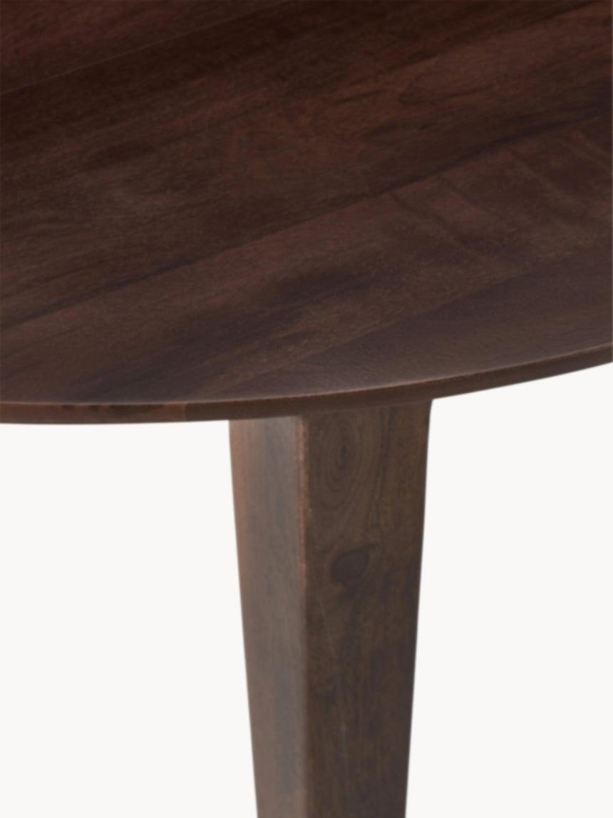 Riko Oval Ahşap Yemek Masası Ceviz