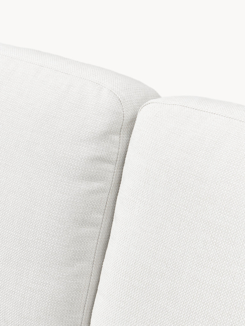 Sade Köşe Koltuk Kırık Beyaz