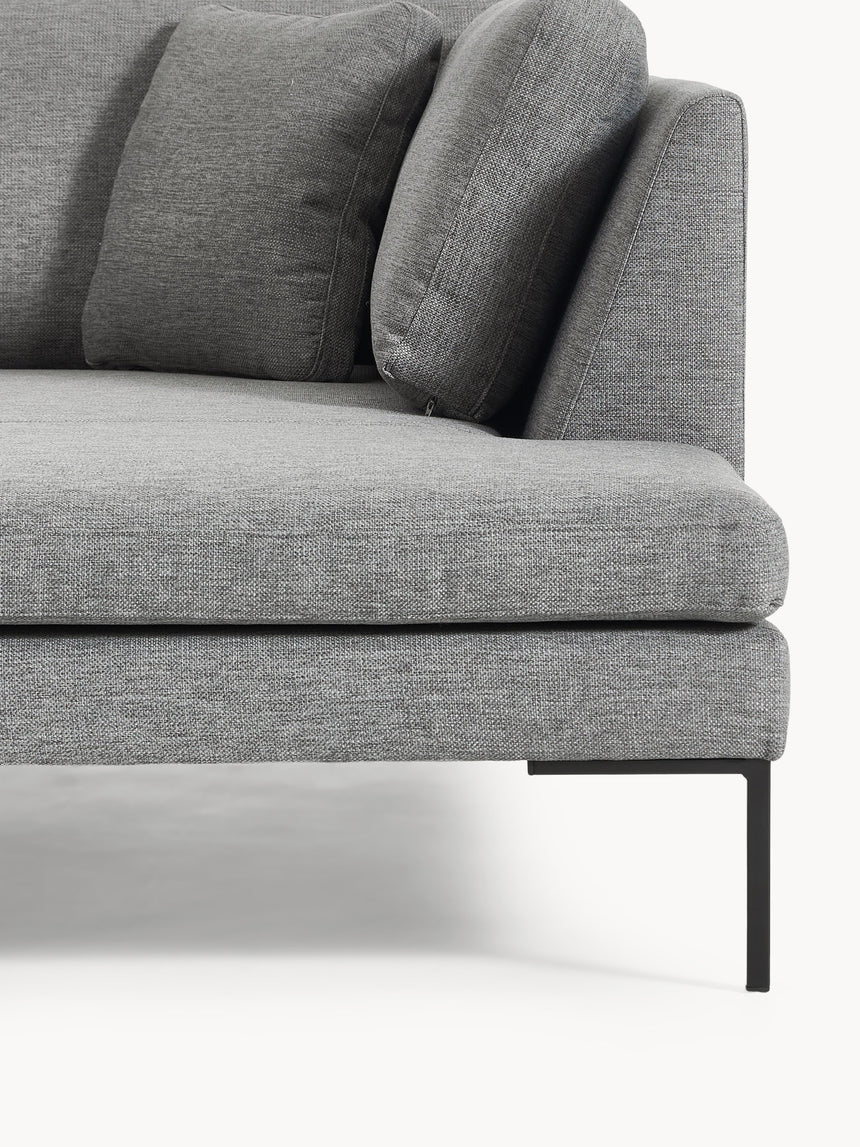 Sade Köşe Koltuk Koyu Gri