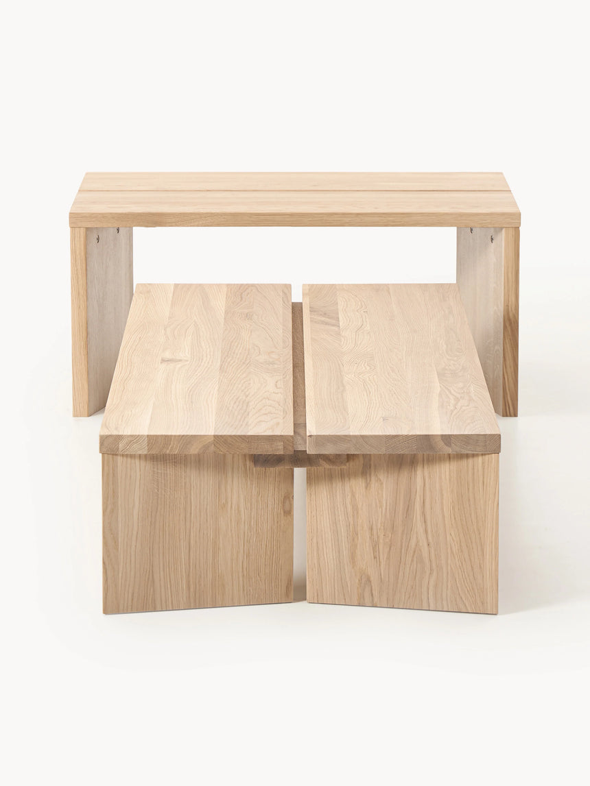 Sane Ahşap Orta Sehpa Açık Meşe