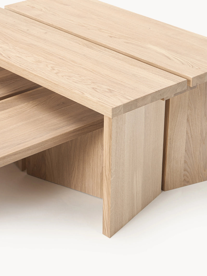 Sane Ahşap Orta Sehpa Açık Meşe