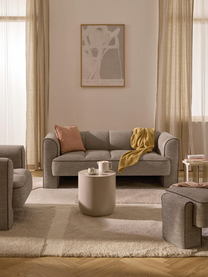 Sava İkili Koltuk Açık Kahve