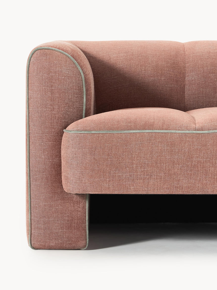 Sava İkili Koltuk Terakota