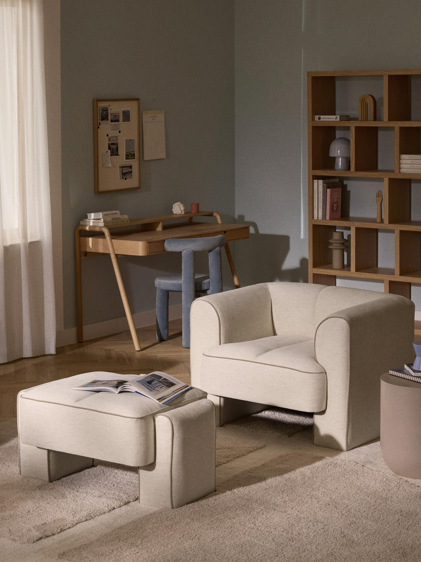 Sava Tekli Koltuk Açık Bej