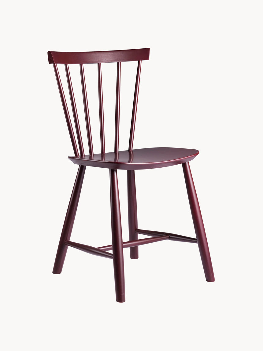 Scala Ahşap Sandalye Şarap Kırmızısı