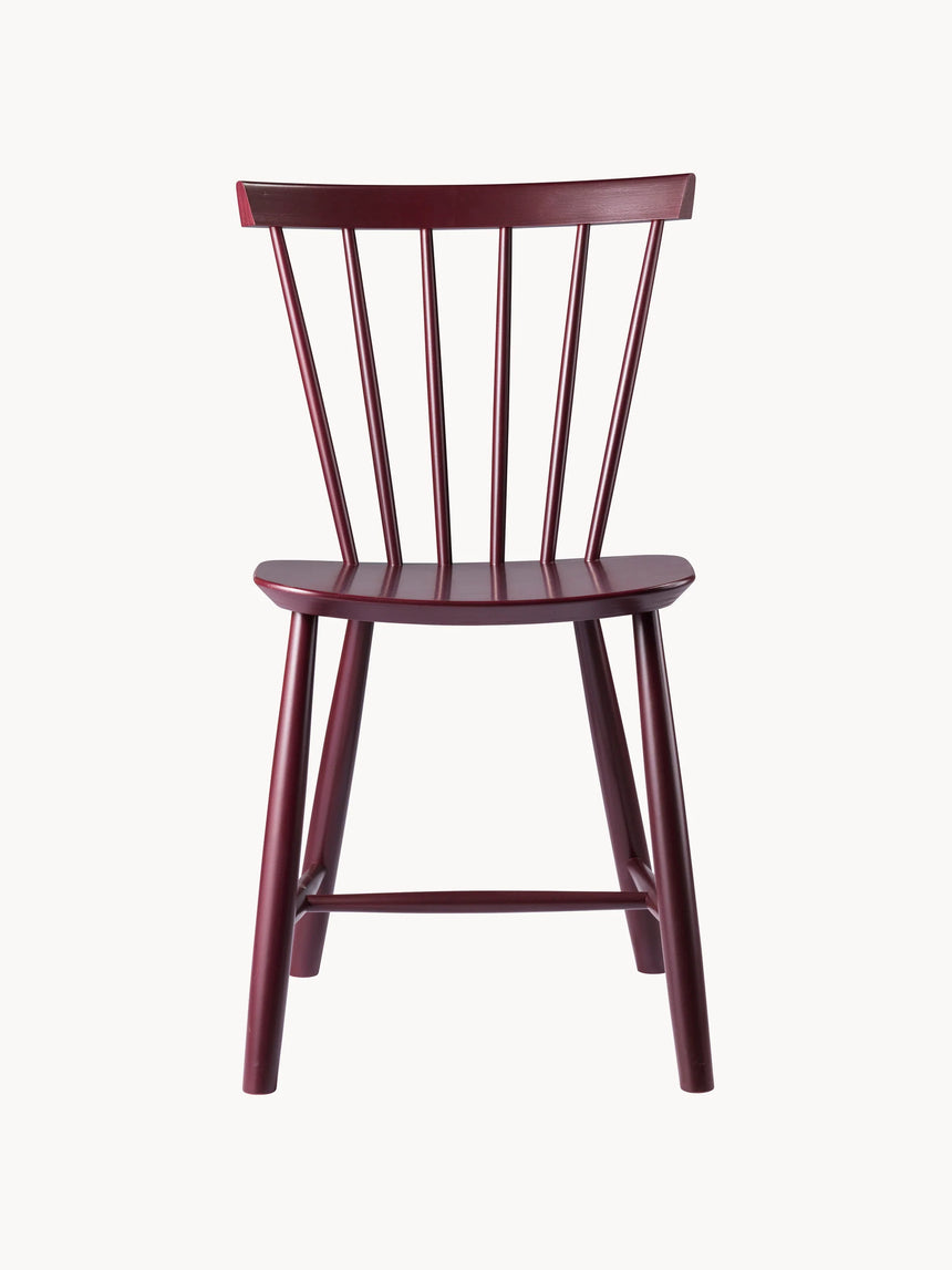 Scala Ahşap Sandalye Şarap Kırmızısı