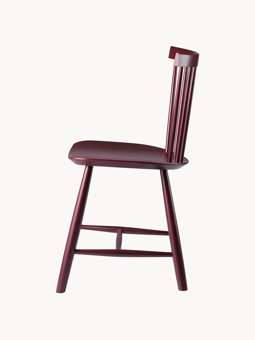 Scala Ahşap Sandalye Şarap Kırmızısı