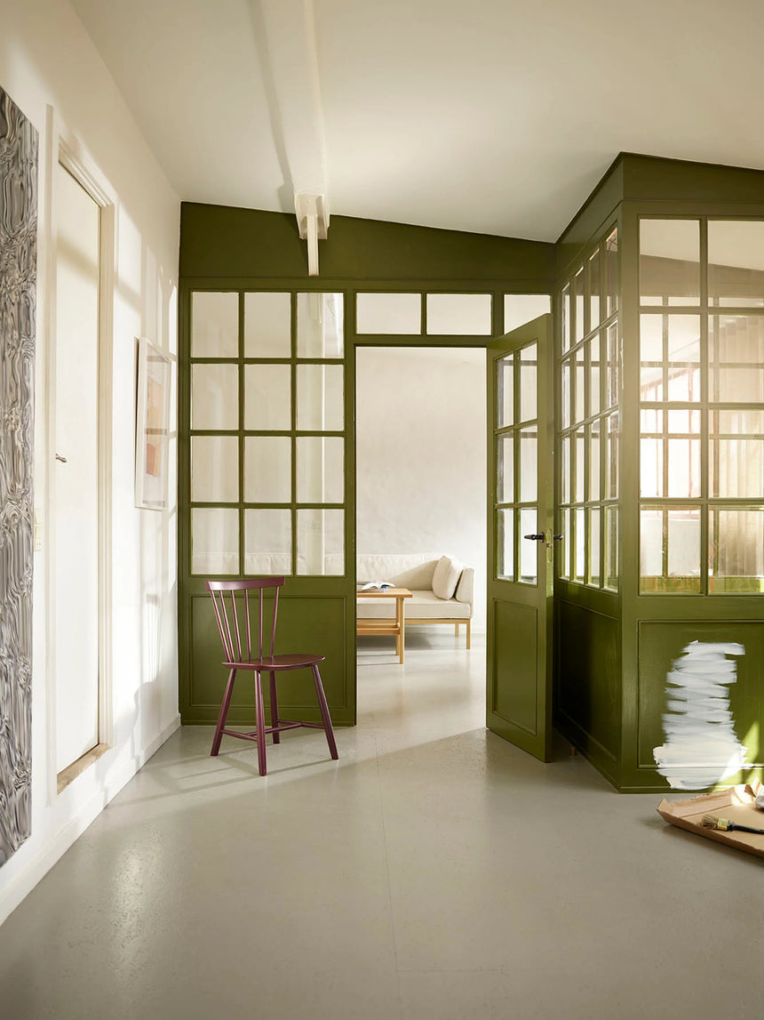 Scala Ahşap Sandalye Şarap Kırmızısı