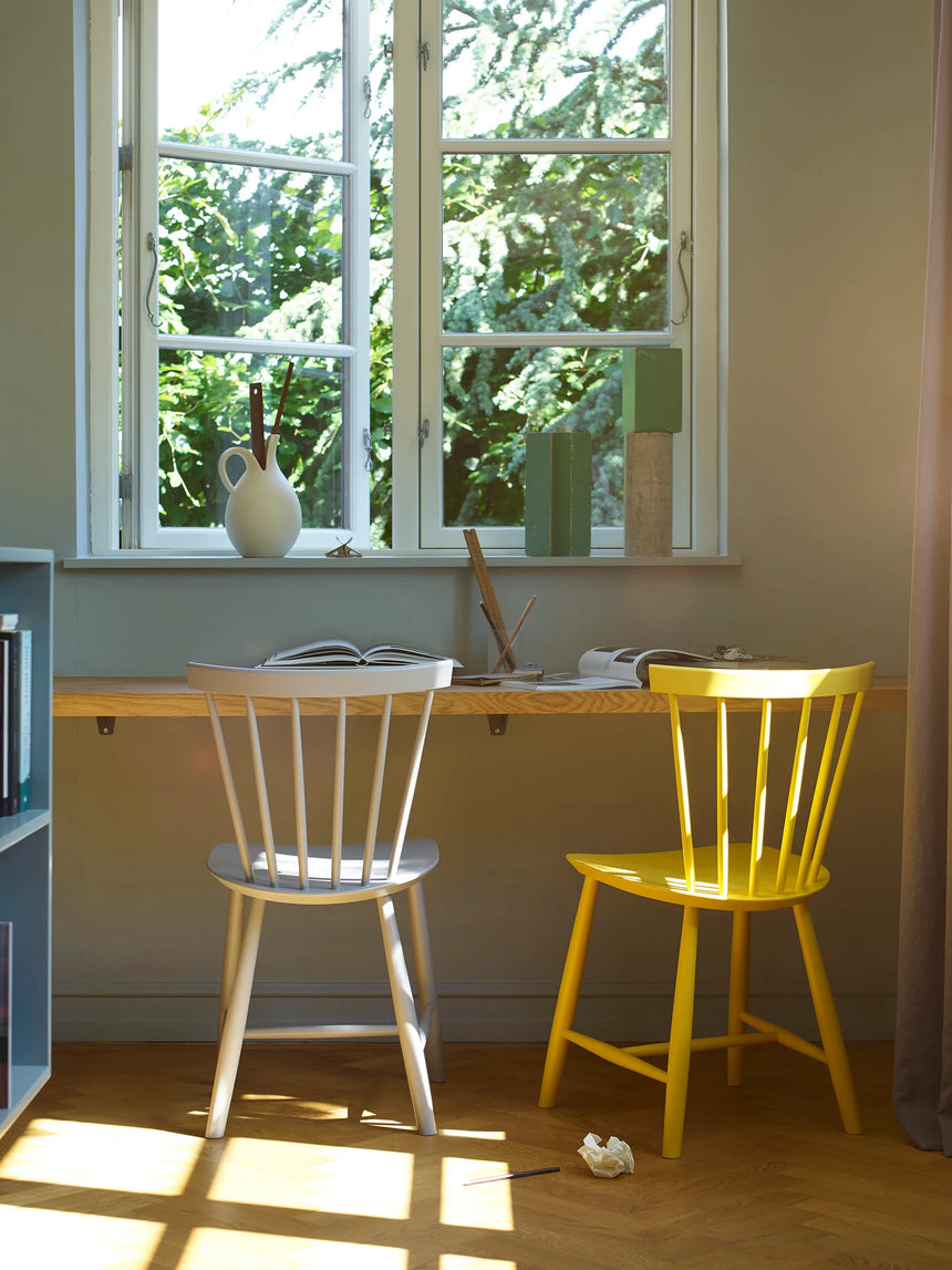 Scala Ahşap Sandalye Sarı