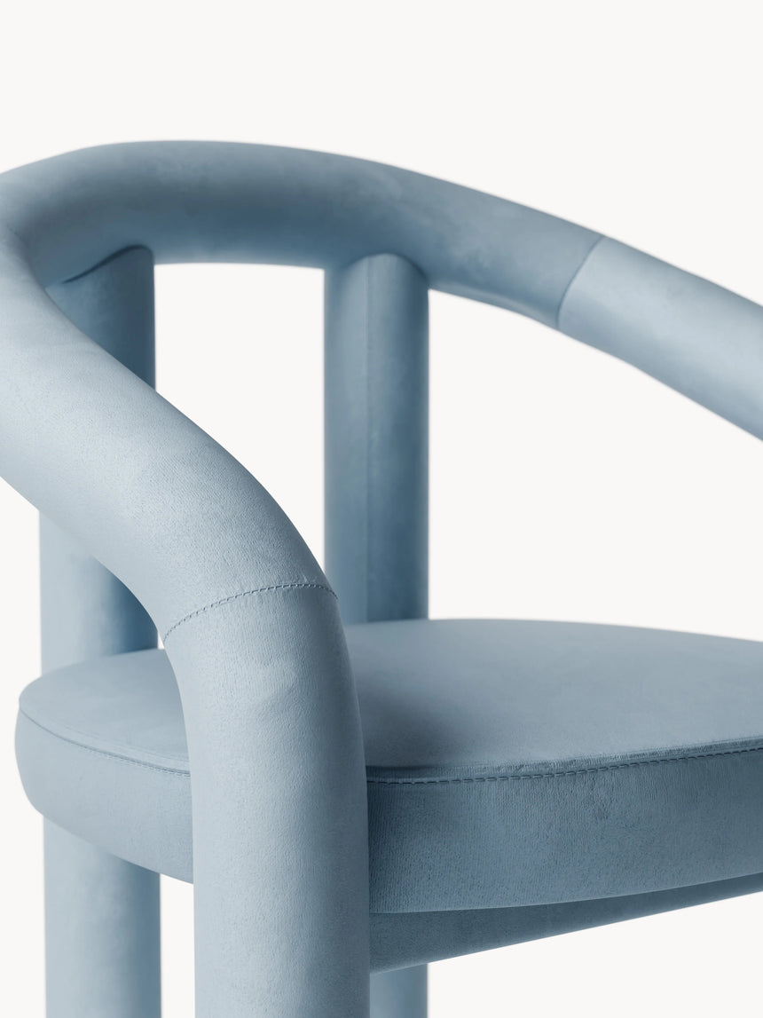 Scenic Kumaş Sandalye Açık Mavi