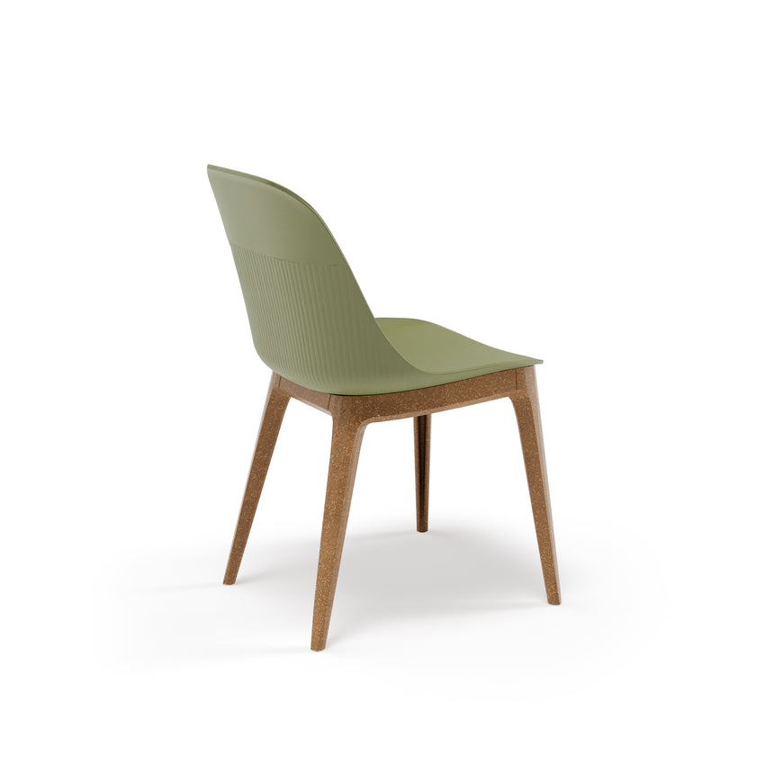 Shell WP Polipropilen Sandalye Haki Yeşil