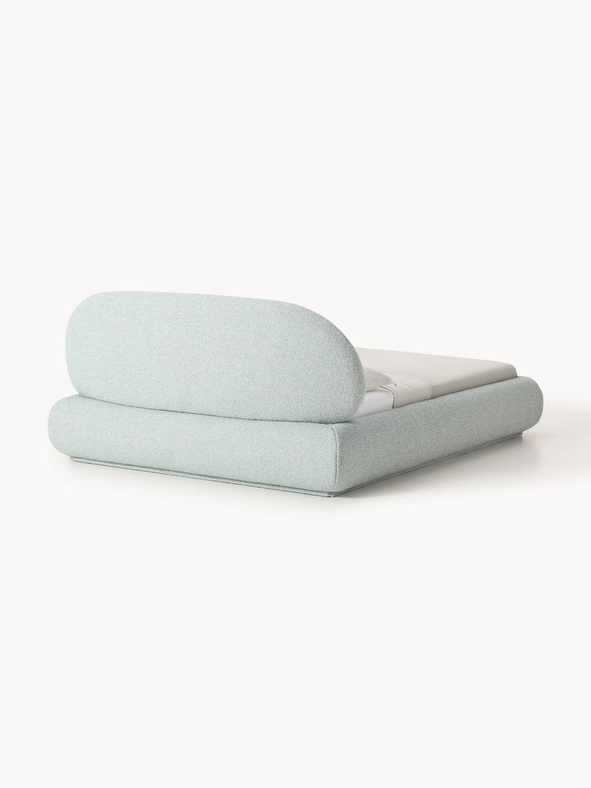 Siri Çift Kişilik Karyola Açık Mavi Bukle