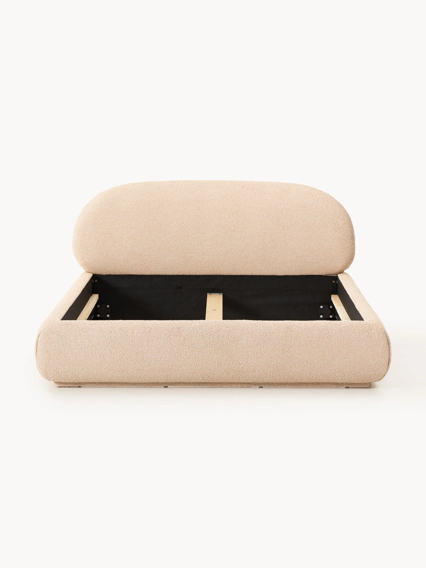 Siri Çift Kişilik Karyola Şeftali Bukle