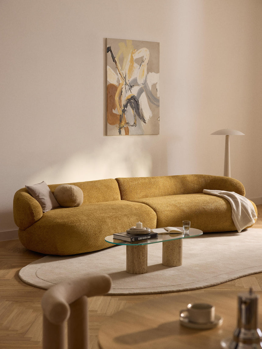 Siri Puf Dörtlü Koltuk Aşıboyası Teddy