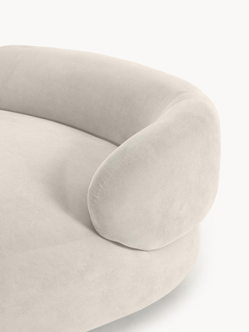 Siri Puf İkili Koltuk Krem