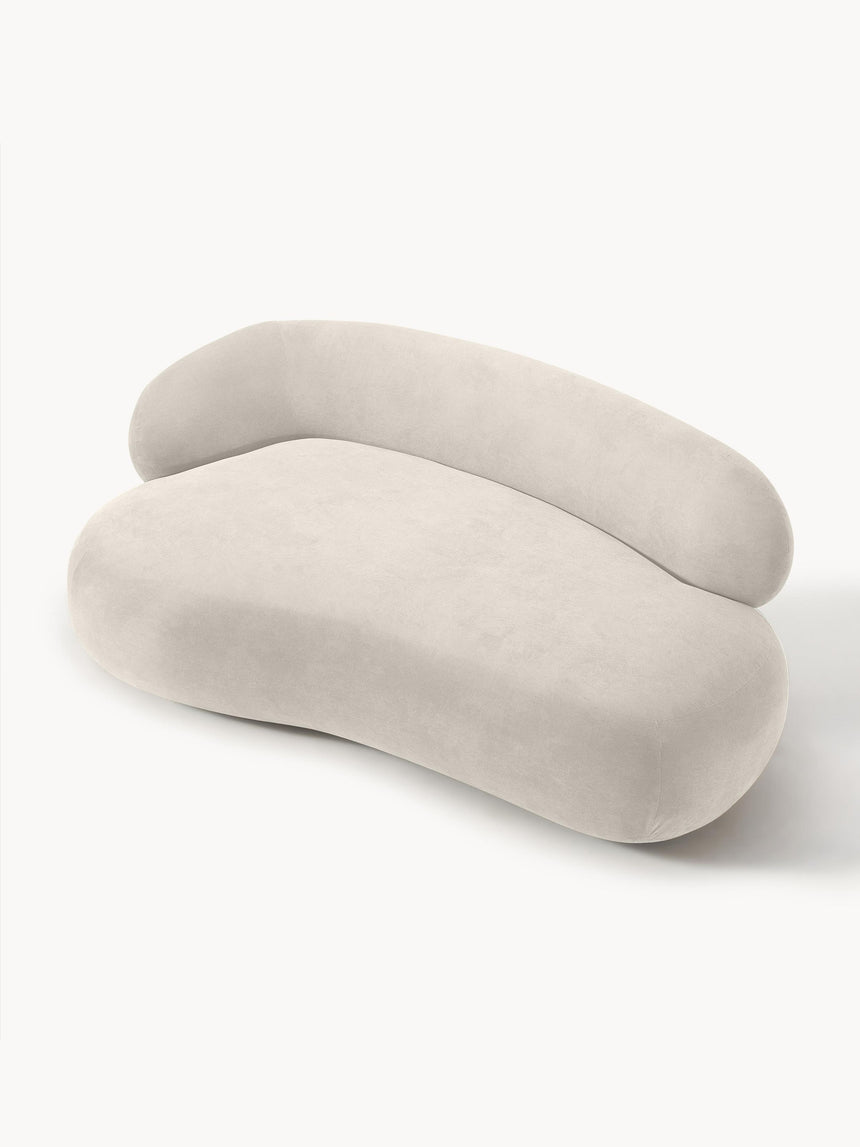 Siri Puf İkili Koltuk Krem