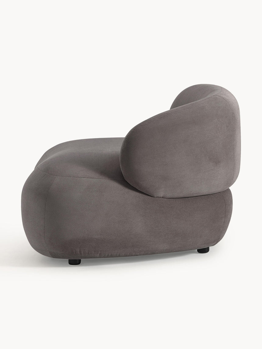 Siri Puf Tekli Koltuk Gri