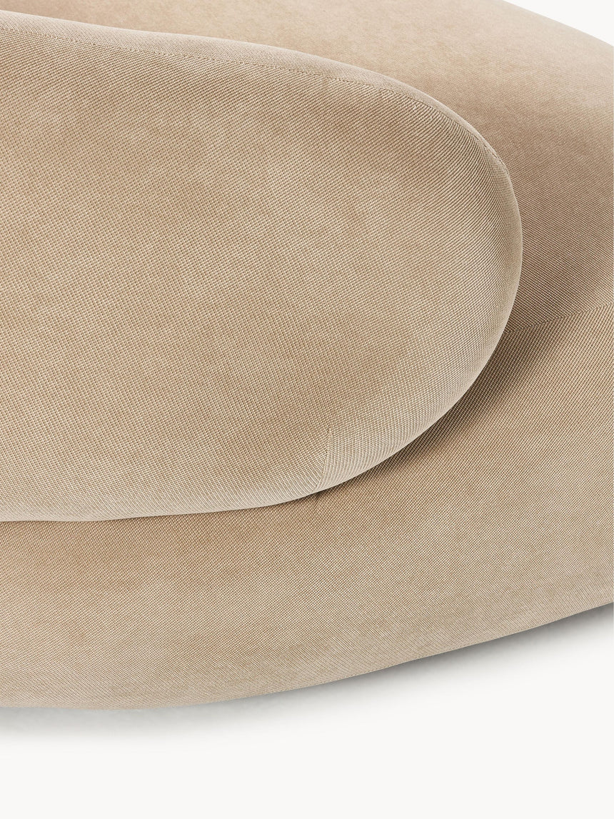 Siri Puf Üçlü Koltuk Bej