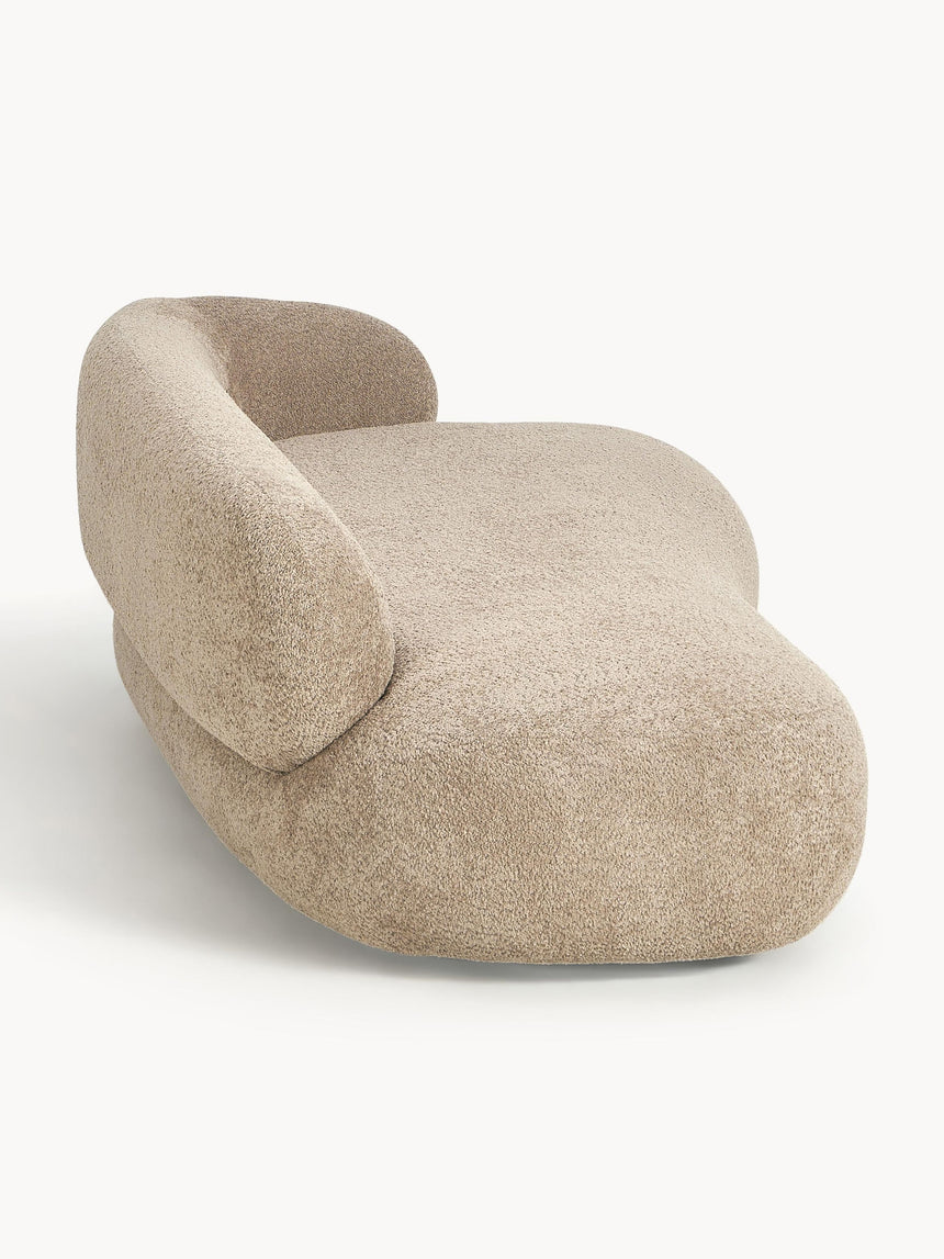 Siri Puf Üçlü Koltuk Kahve Bej Teddy