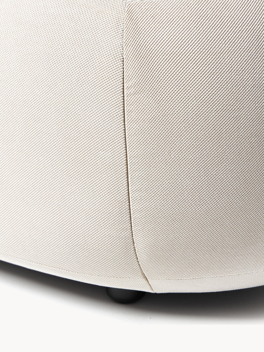 Siri Puf Üçlü Koltuk Krem