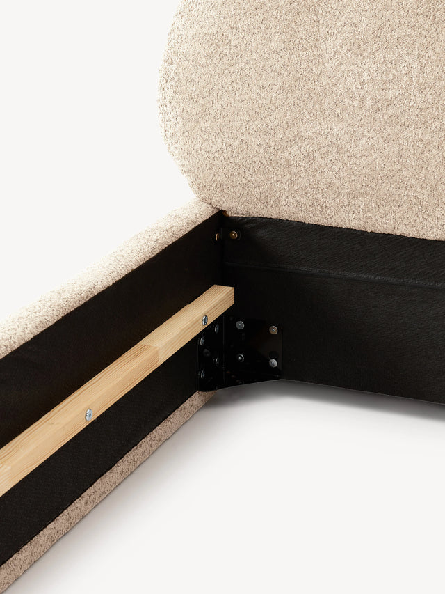 Siri Tek Kişilik Karyola Bej Teddy