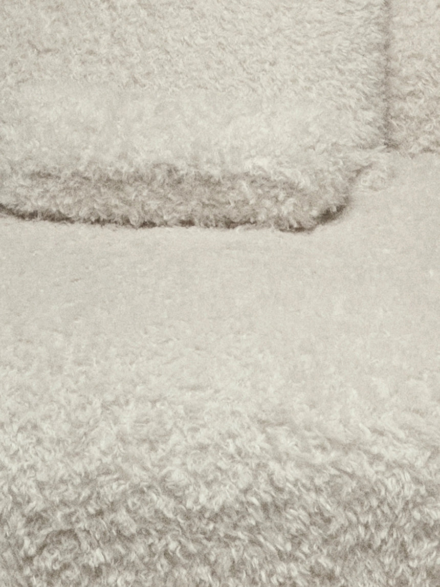 Soma Üçlü Koltuk Kırık Beyaz Teddy