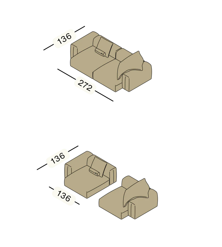 Soma Üçlü Koltuk Yeşil Deri Kollu