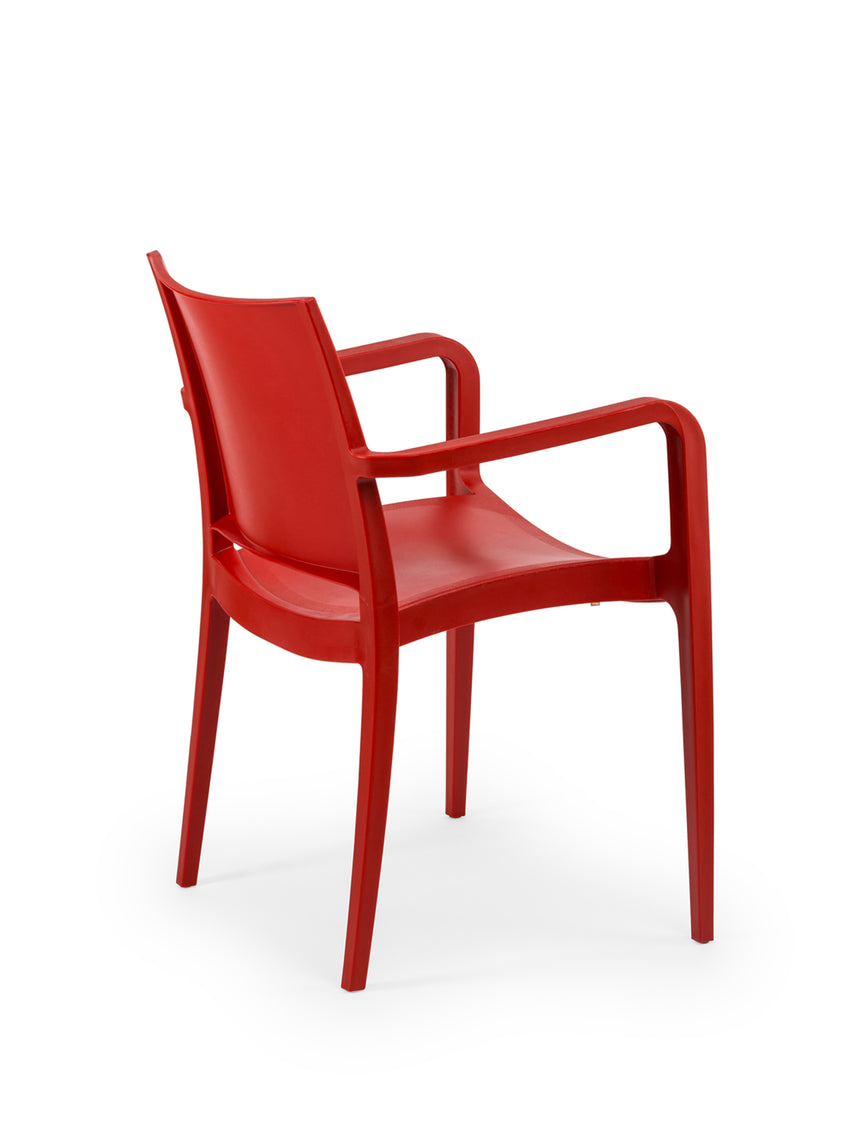 Specto Kollu Polipropilen Sandalye Kırmızı