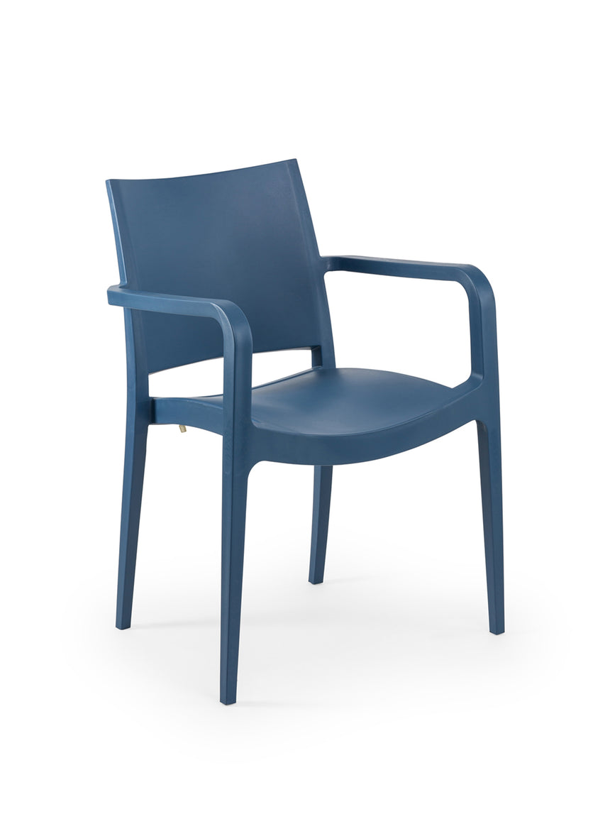 Specto Kollu Polipropilen Sandalye Saks Mavisi