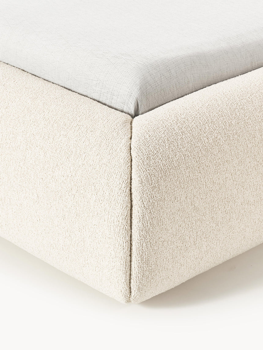 Suzi Çift Kişilik Karyola Açık Bej Bukle