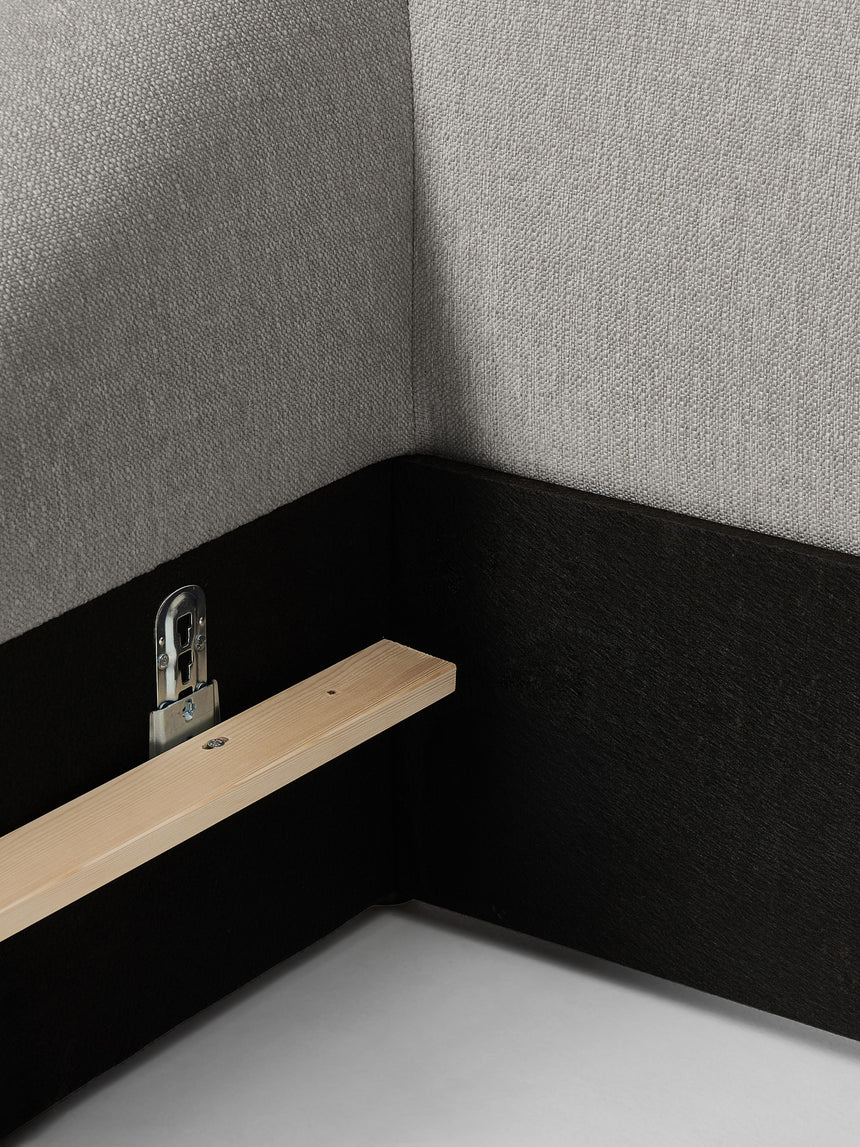 Suzi Çift Kişilik Karyola Gri