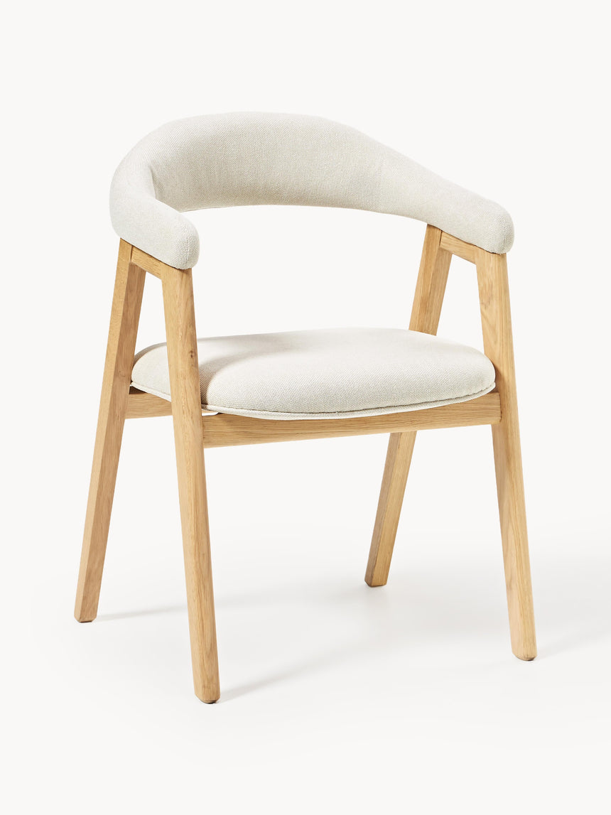 Sweet Ahşap Sandalye Kırık Beyaz Meşe