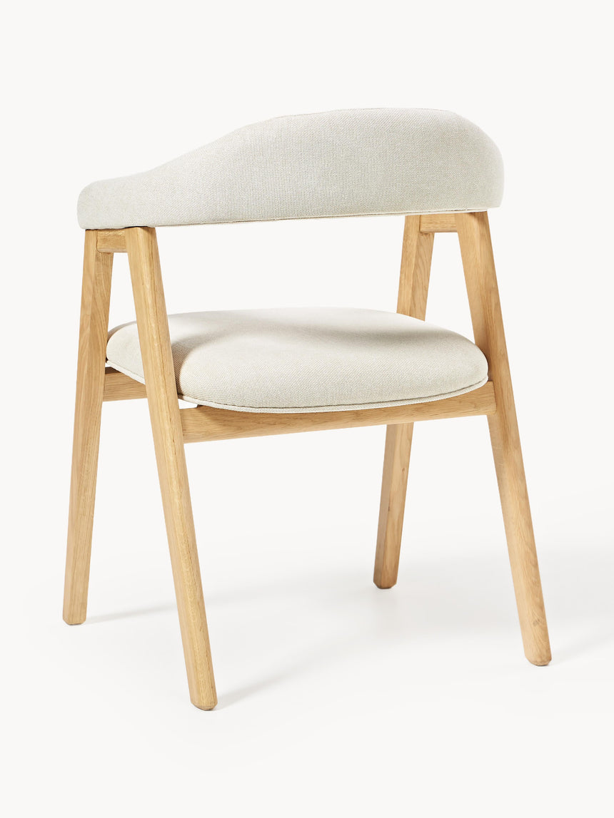 Sweet Ahşap Sandalye Kırık Beyaz Meşe