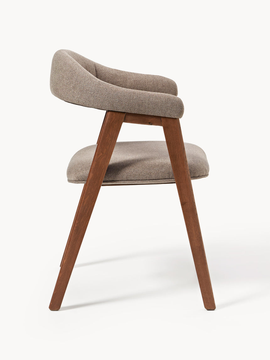 Sweet Ahşap Sandalye Vizon Ceviz