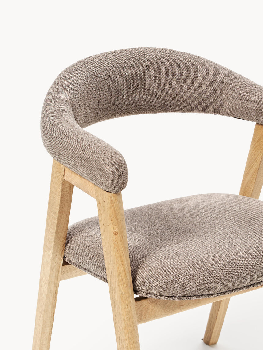 Sweet Ahşap Sandalye Vizon Meşe