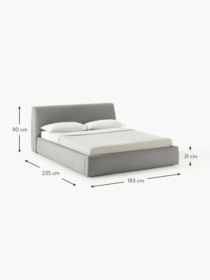 Swift Çift Kişilik Karyola Antrasit