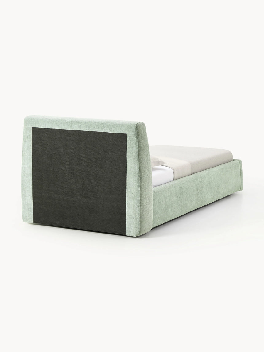 Swift Tek Kişilik Karyola Adaçayı Yeşili Dokuma Kadife