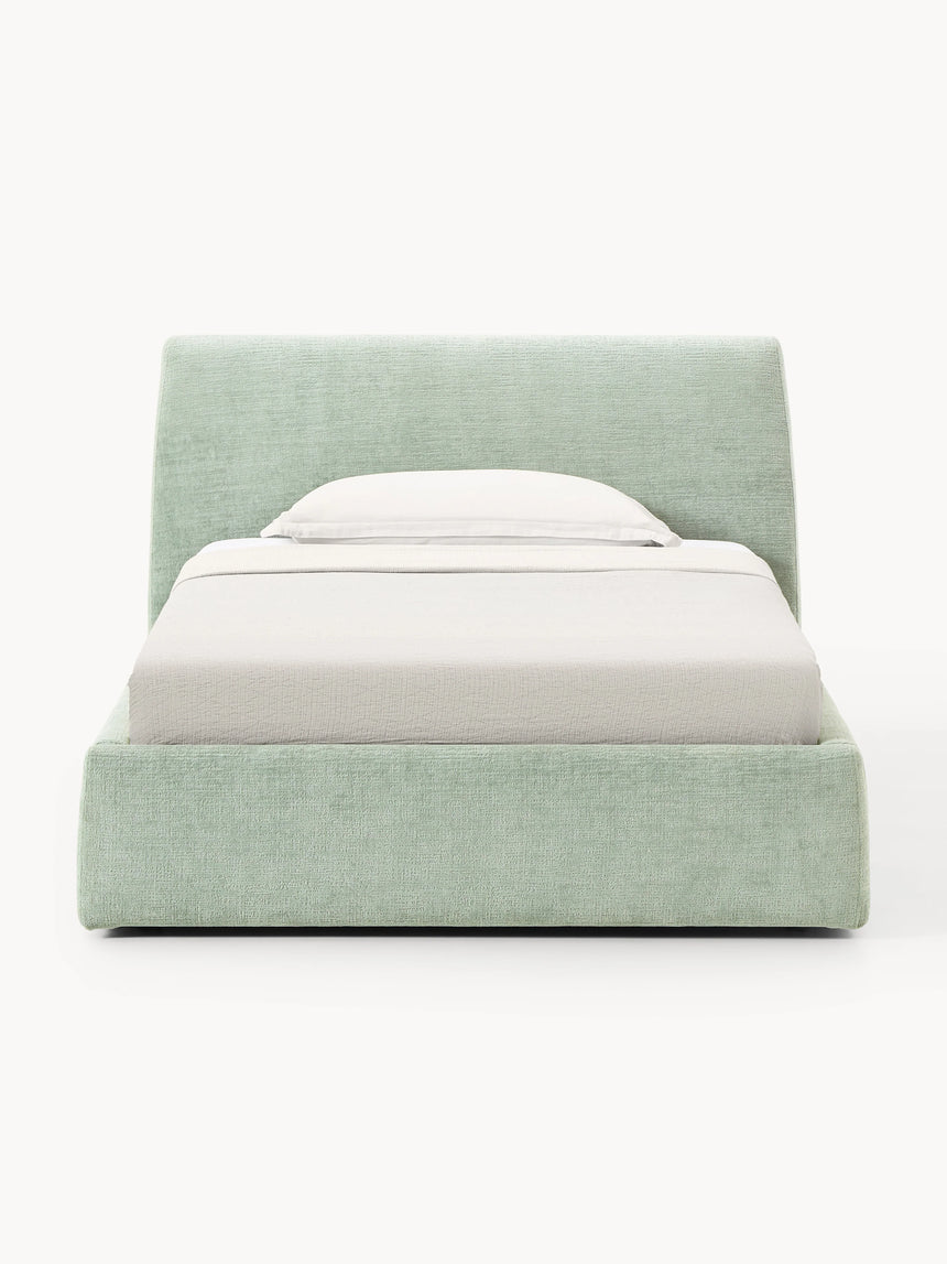 Swift Tek Kişilik Karyola Adaçayı Yeşili Dokuma Kadife