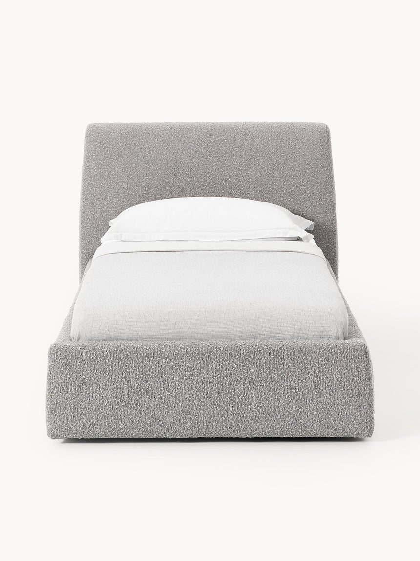 Swift Tek Kişilik Karyola Gri Bukle