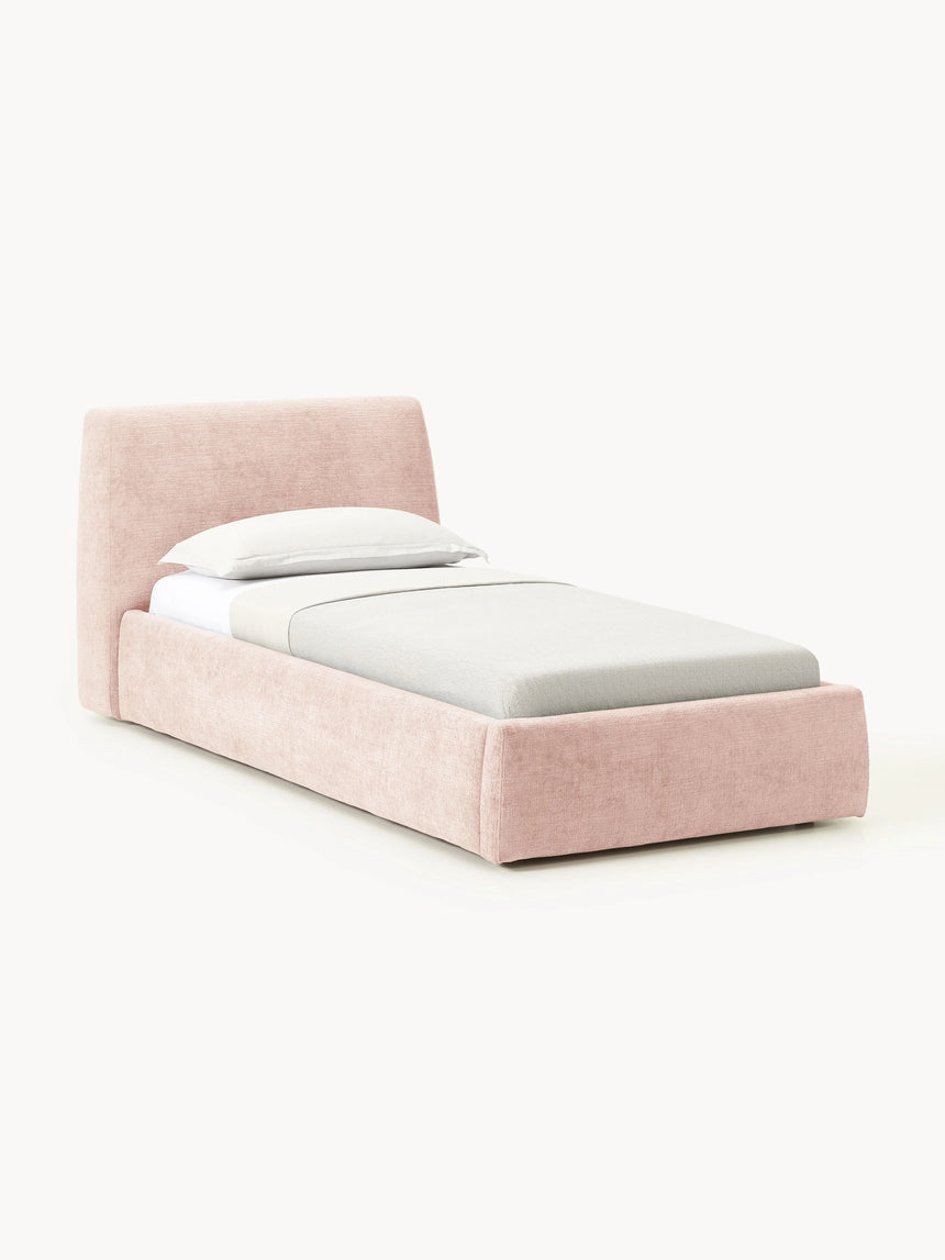 Swift Tek Kişilik Karyola Şeftali Dokuma Kadife