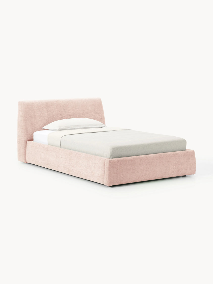 Swift Tek Kişilik Karyola Şeftali Dokuma Kadife