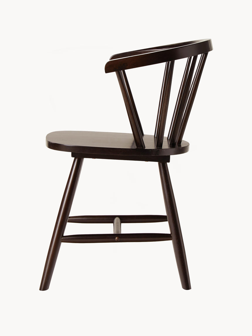 Taliant Ahşap Sandalye Koyu Ceviz