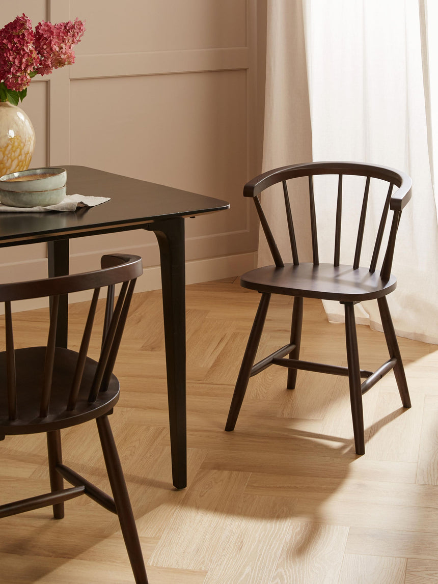 Taliant Ahşap Sandalye Koyu Ceviz