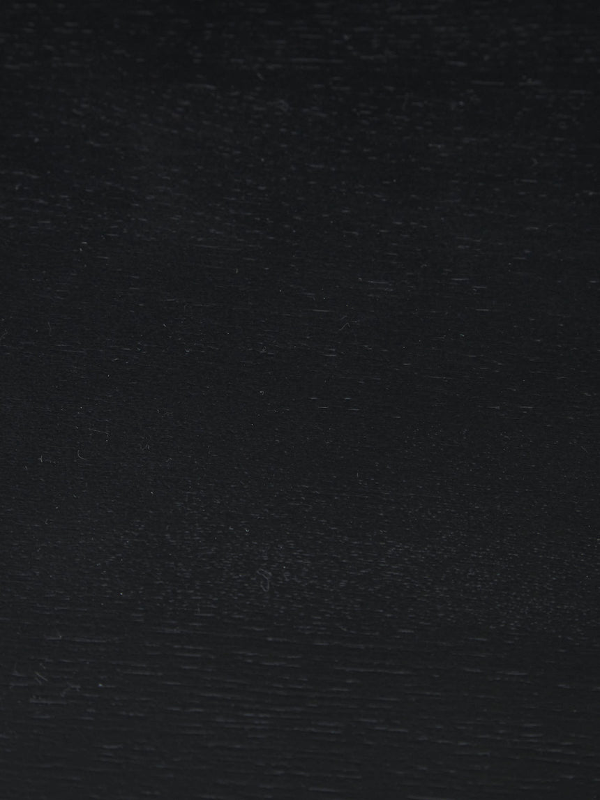 Polo Ahşap Yuvarlak Yan Sehpa Siyah