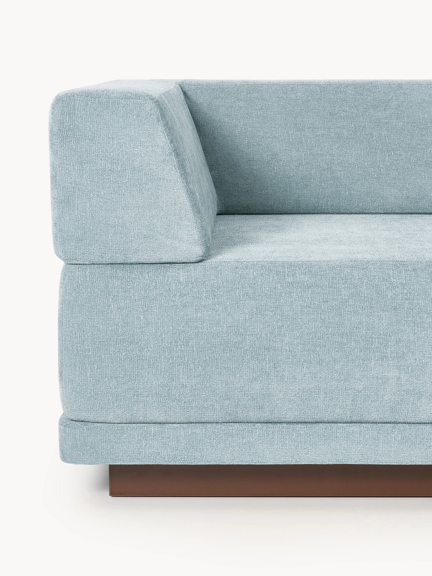 Terim Dörtlü Koltuk Açık Mavi Dokuma Kumaş