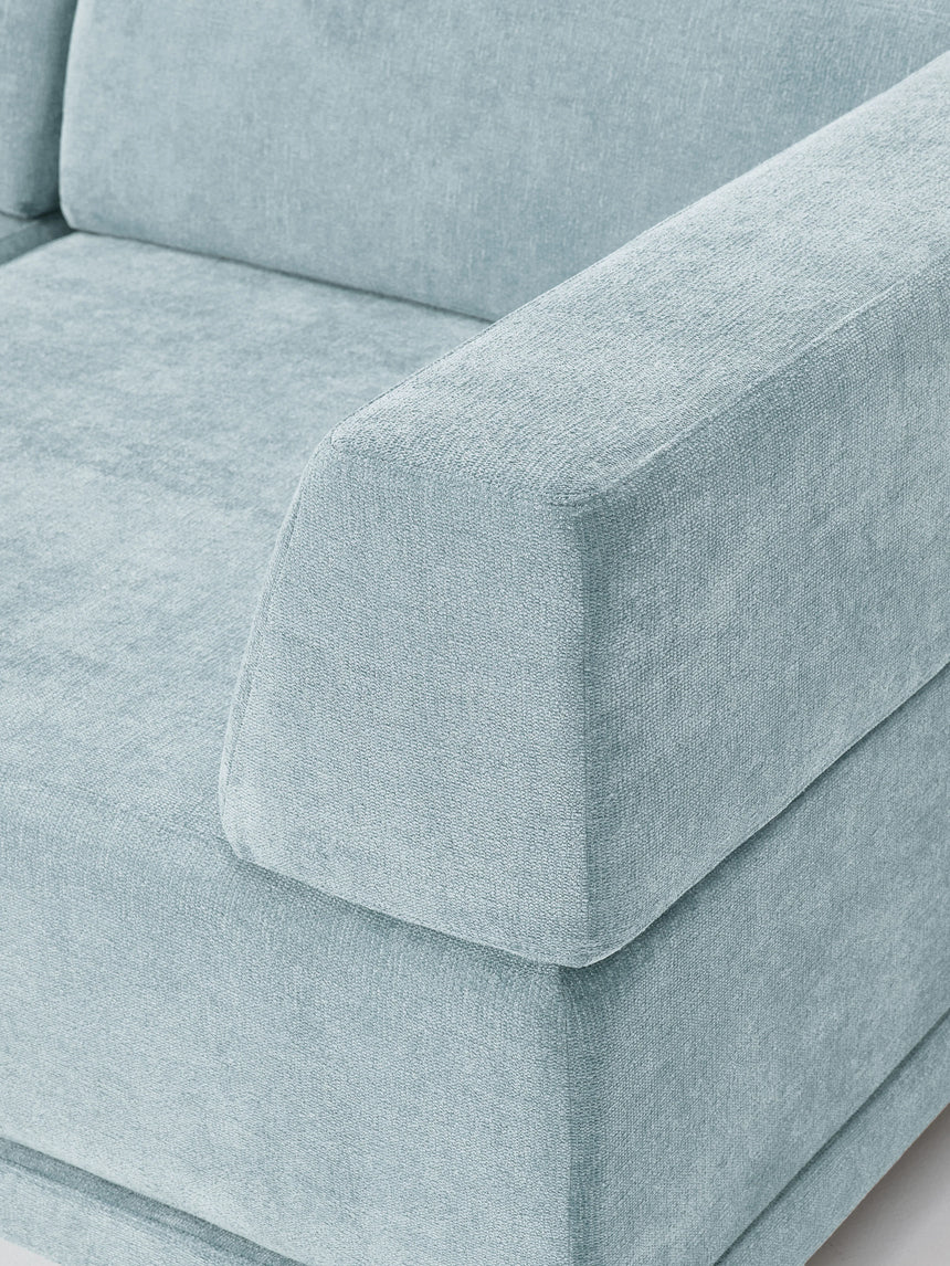 Terim Dörtlü Koltuk Açık Mavi Dokuma Kumaş