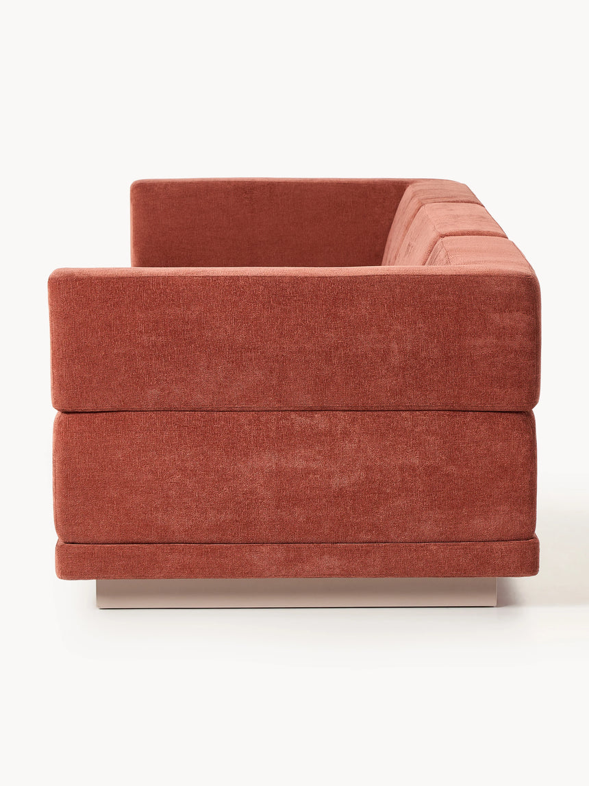 Terim Dörtlü Koltuk Kırmızı Dokuma Kumaş