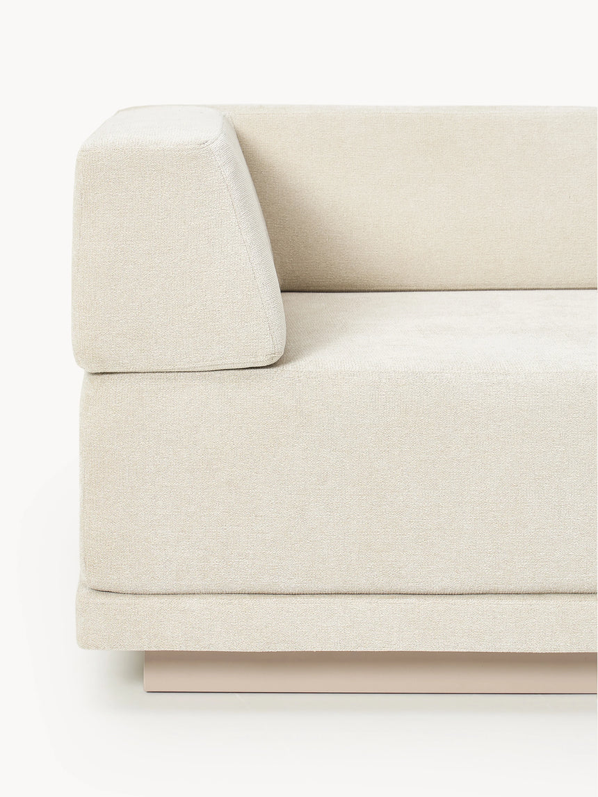 Terim İkili Koltuk Bej Dokuma Kumaş